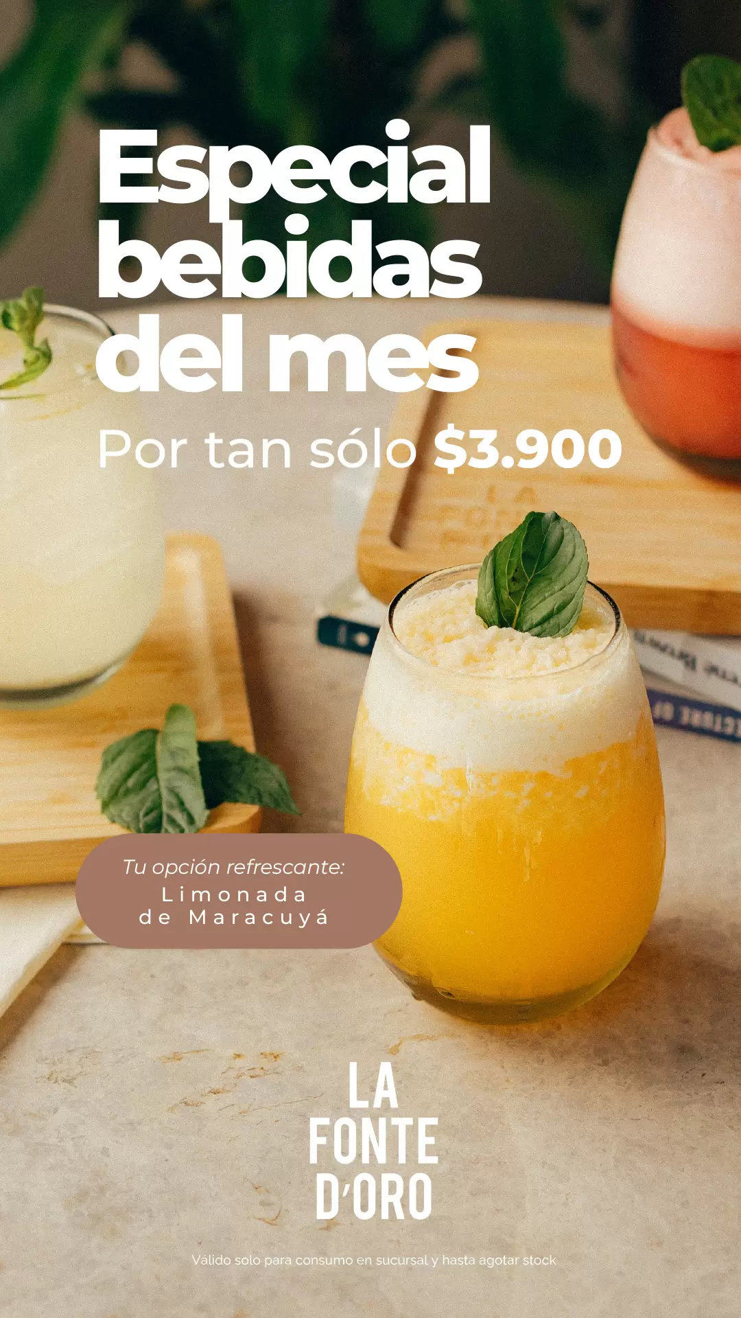Especial Bebidas del Mes