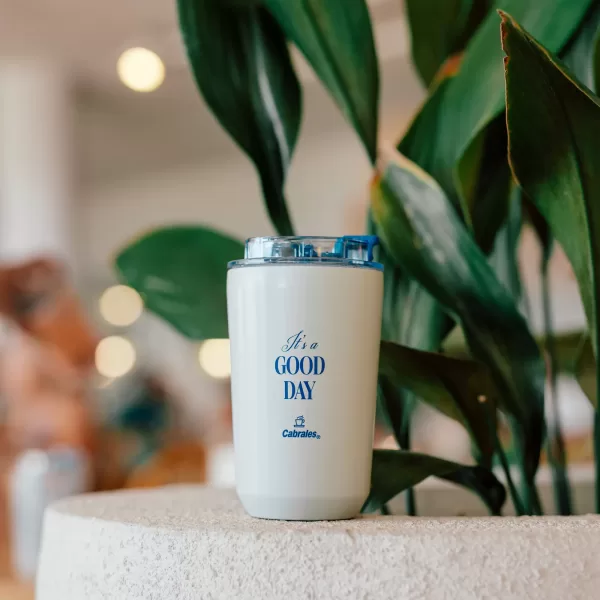 Vaso de acero inoxidable "Good Day"
