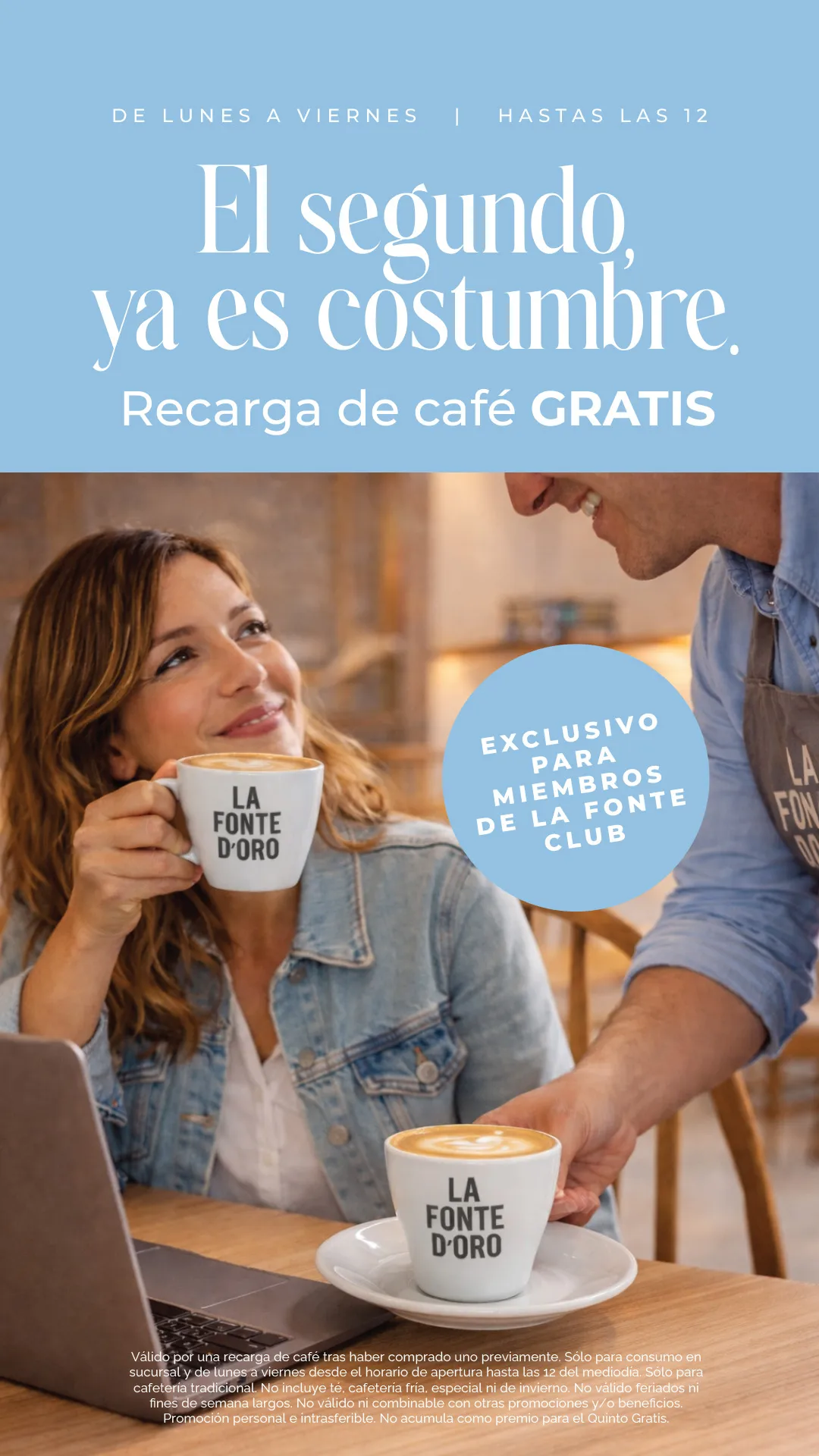 El segundo ya es costumbre