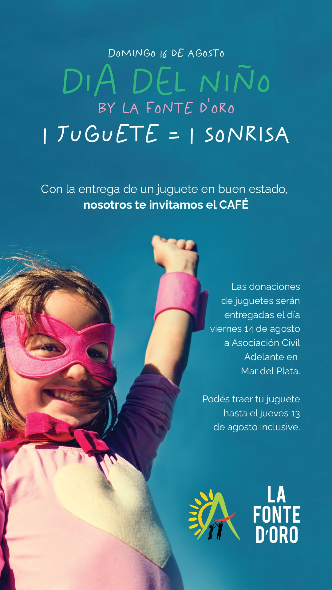 Un juguete = una sonrisa